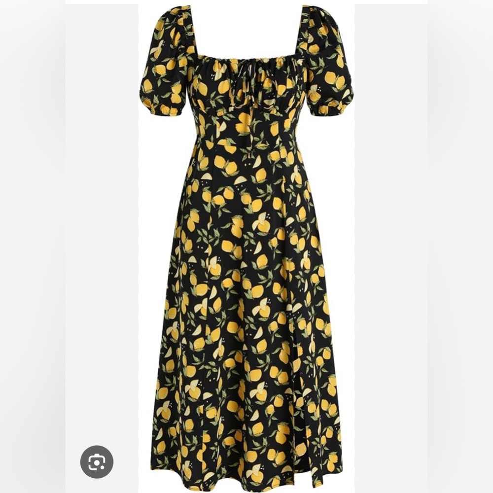 BNWT Cider Lemon Midi Dress